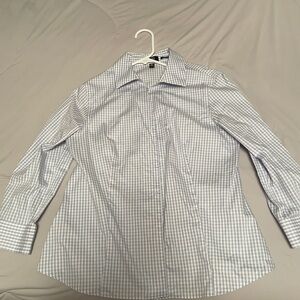 Women's Blue Checkered Shirt